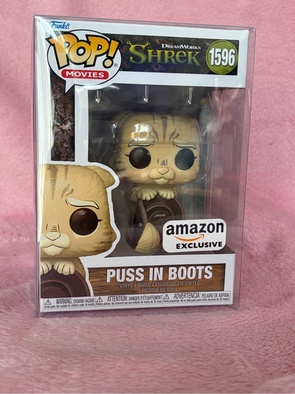 Funko Pop! Vinyl: Shrek - Puss in Boots - Amazon (Exclusive) #1596